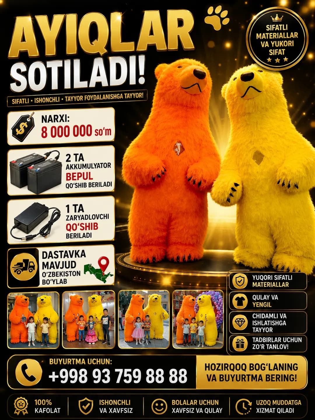 katta ayiqlar sotiladi