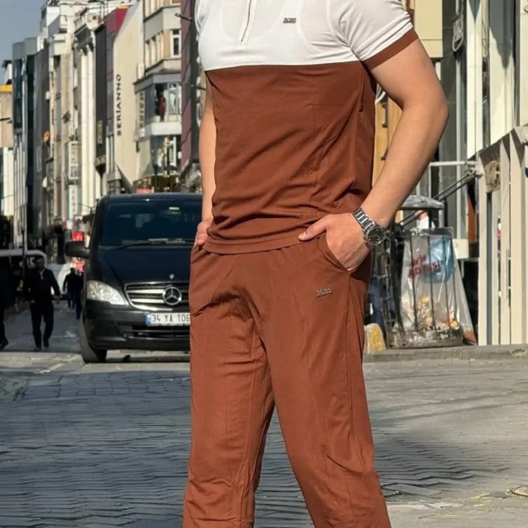 Erkaklar uchun 2 qismli kiyim kundalik