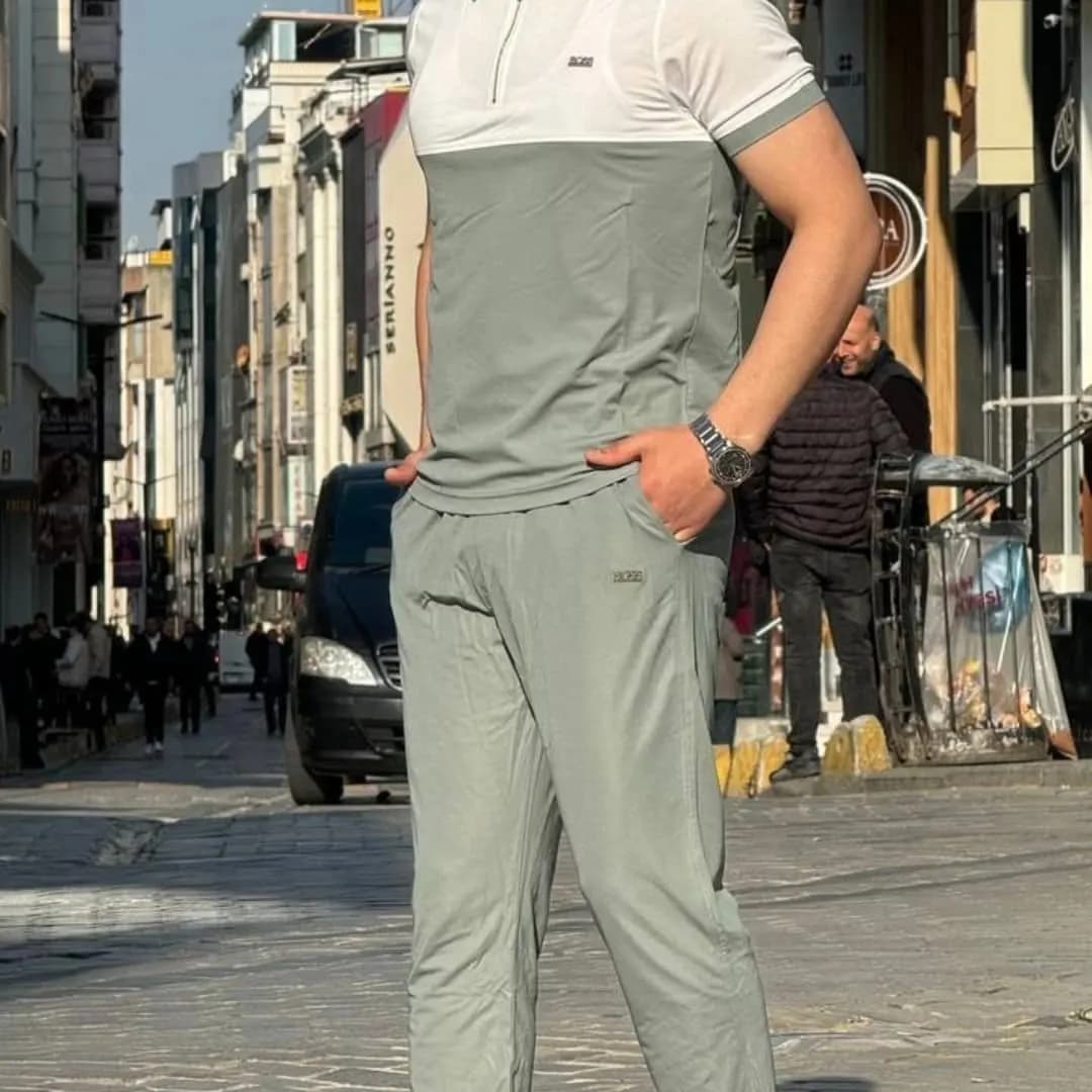 Erkaklar uchun 2 qismli kiyim kundalik