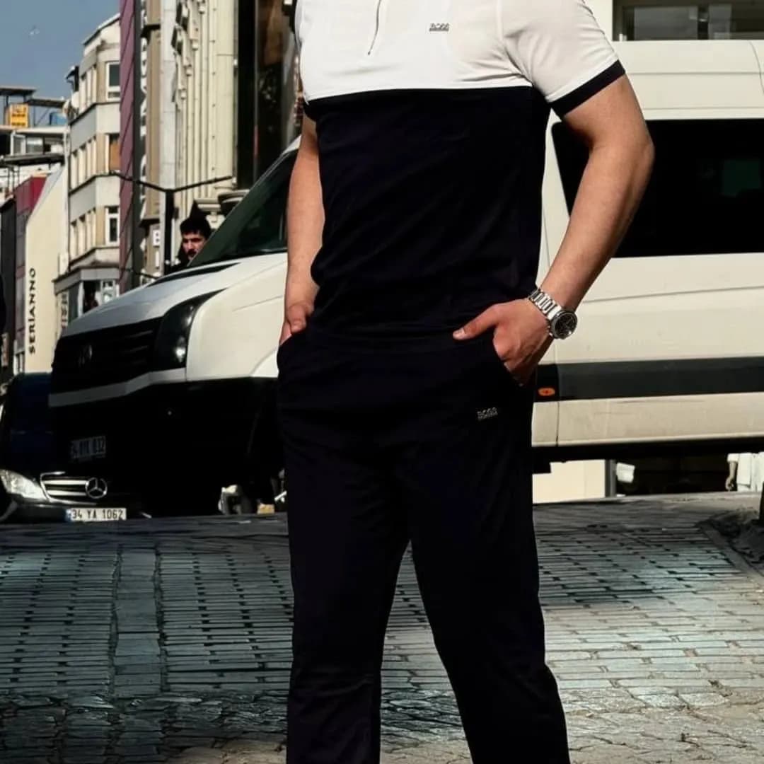 Erkaklar uchun 2 qismli kiyim kundalik