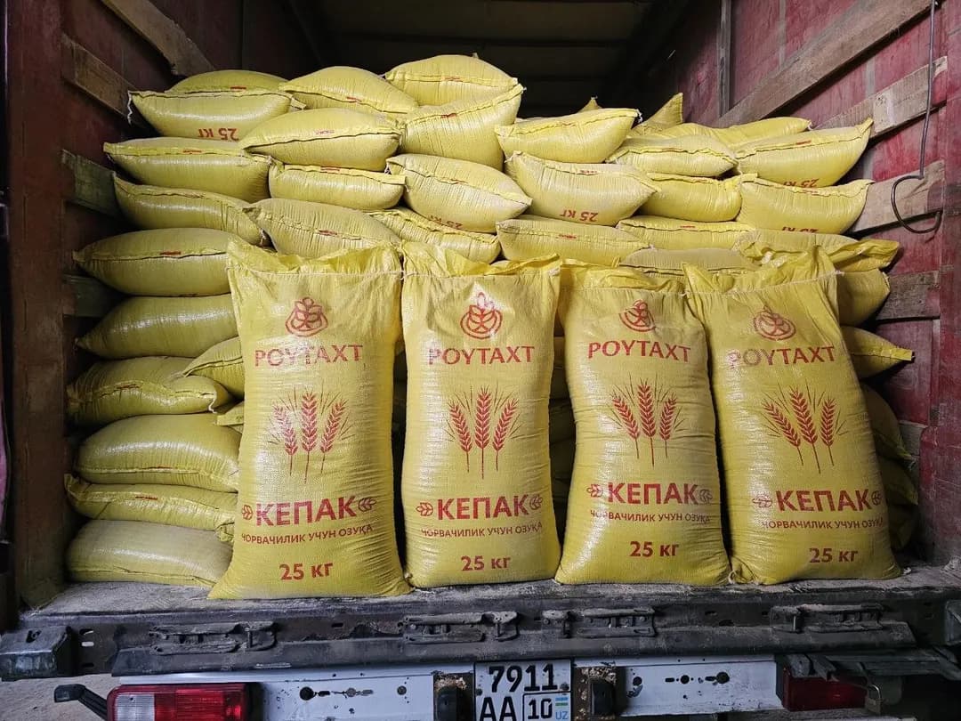POYTAXT Kepagi 25 kg li qopda sotuvda sifatli