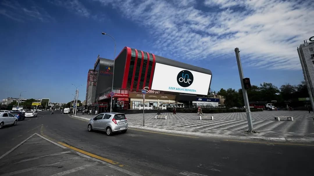 LED display, advertising on led screens, advertising placement, outdoor advertising. Advertising, advertising prices, advertising throughout Uzbekistan