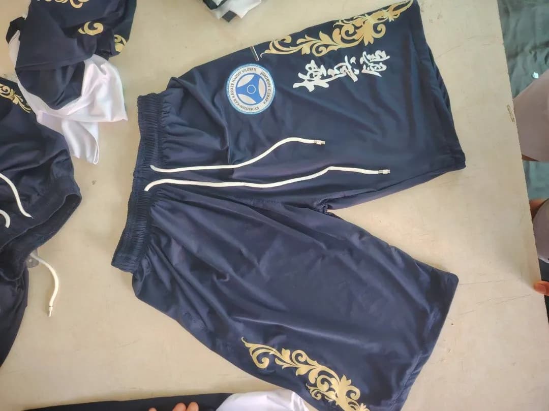 Mishok and football shorts set