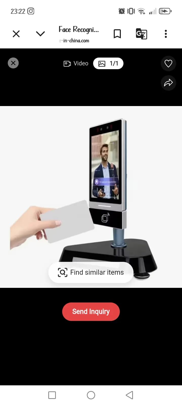 FACE ID kamera