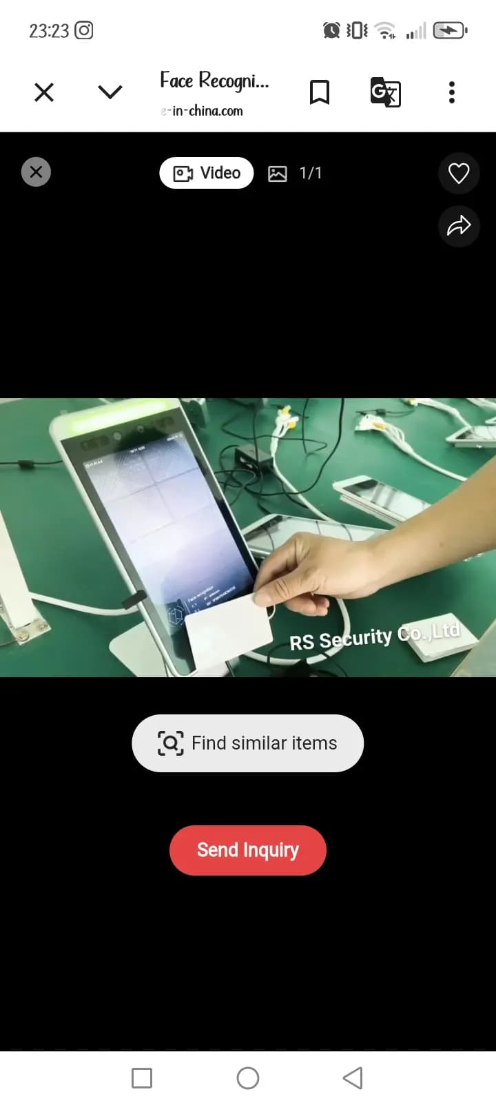FACE ID kamera