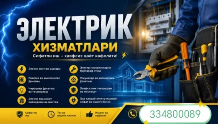 electrician va plumber hizmati
