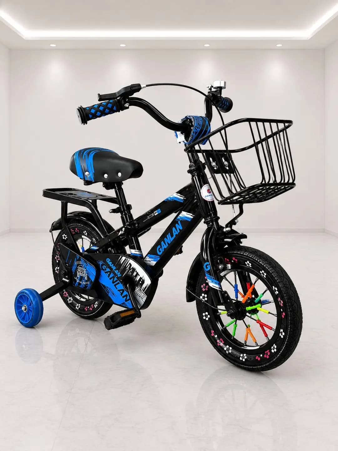 Refurbished brightly colored kids bike on sale