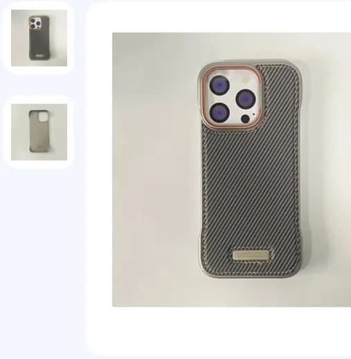 Серый чехол Carbon Ch1134 MagSafe для iPhone 16 Pro
