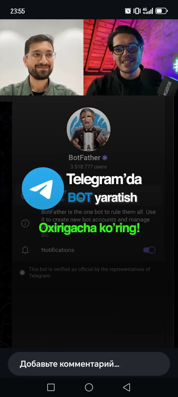 Create Telegram bot