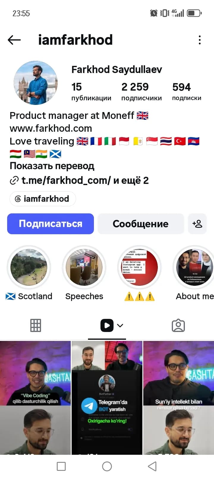 Create Telegram bot