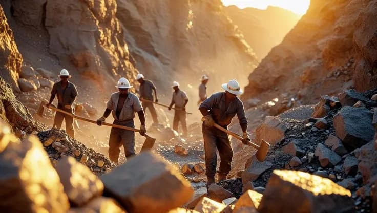 Stone crusher plant needs workers