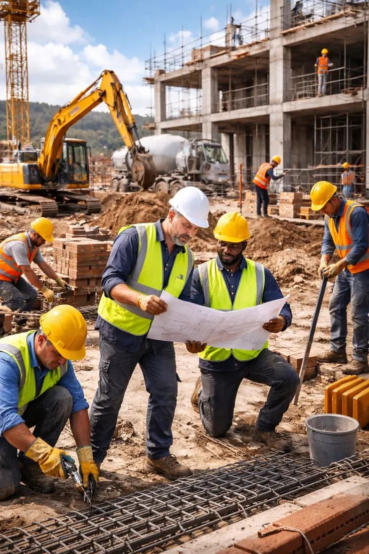 A construction foreman is needed a builder and a master of piling works