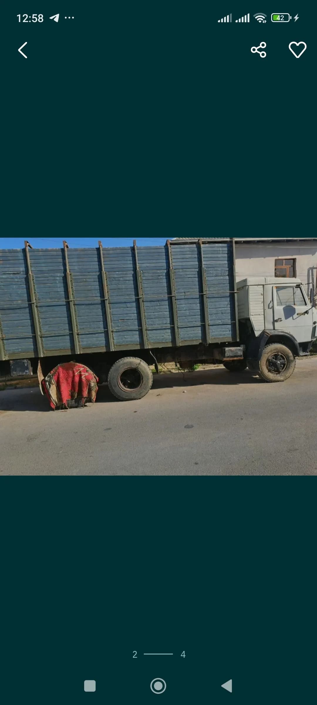 Kamaz bartavoy sotiladi