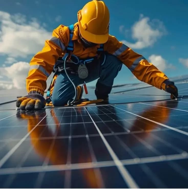 Hammer master will be needed to work with solar panels