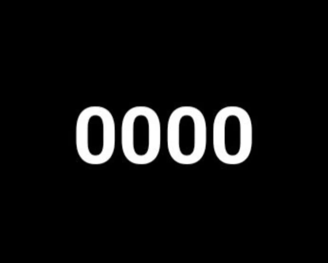 0000 Digits / Golden Numerals