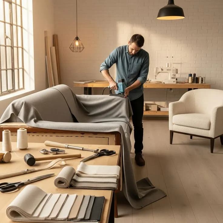 Upholstered furniture factory needs a seamstress