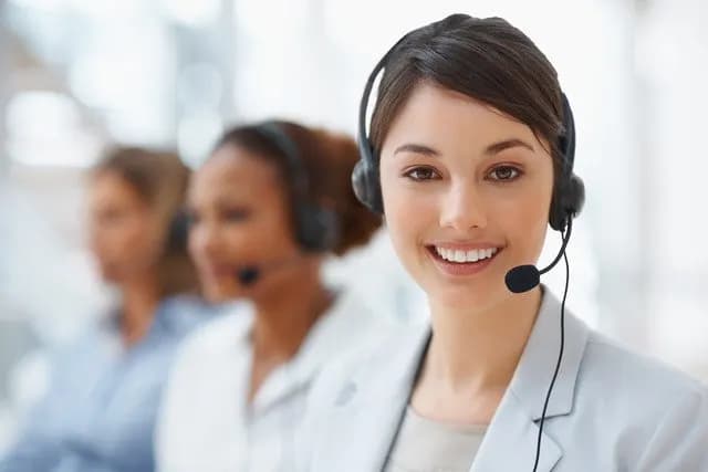 We invite the girls to work as call center operators.