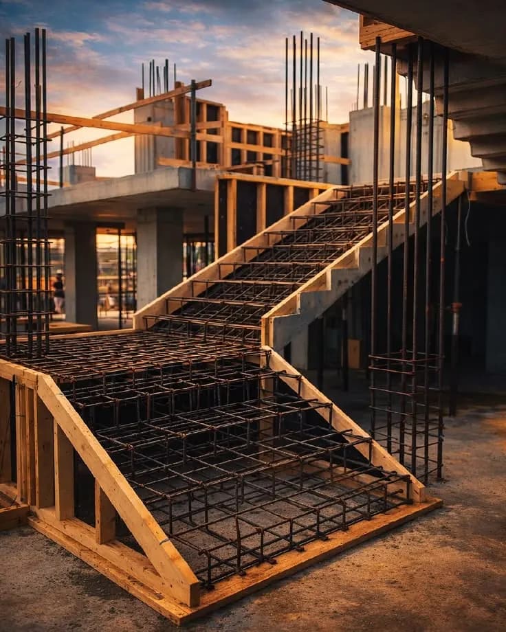 Concrete stair living service