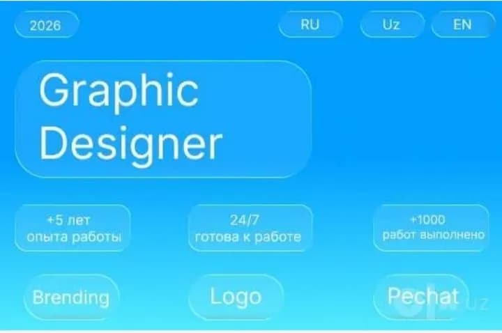 Графический дизайнер | Разработка логотипов | Логотип | Брендинг | UI/UX | Брендбук
