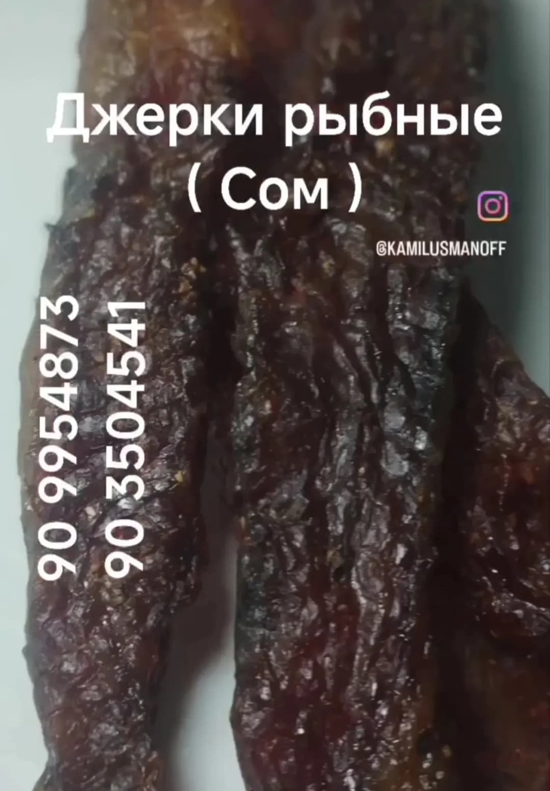 Catfish jerky