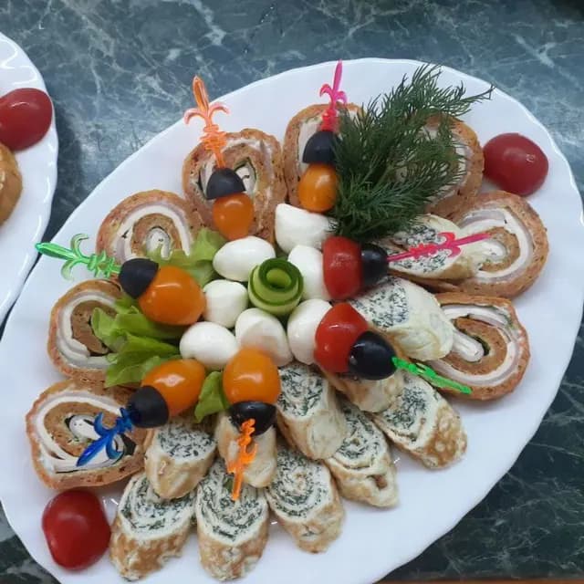 Salads and delicacies of the world