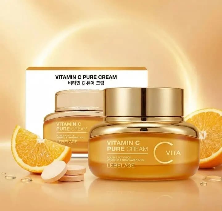 Крем Lebelage Vitamin C Pure Cream – настоящее средство для осветления кожи!
