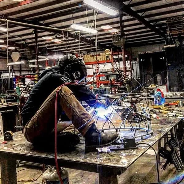 We are hiring for an electric welder in a metalworking shop.