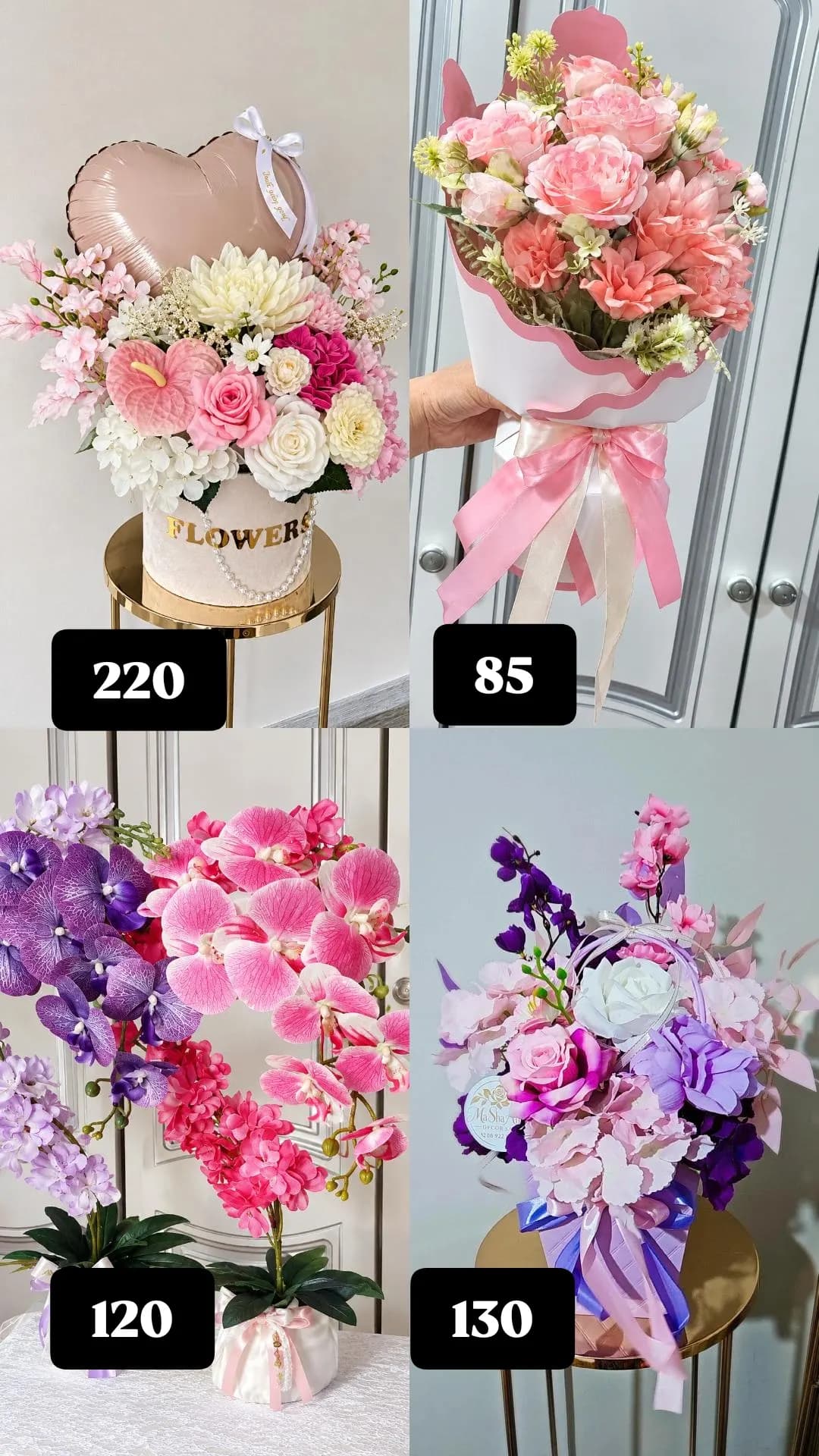 artificial flowers