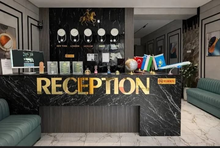 A ready-made hotel with a lounge bar is available for rent.
