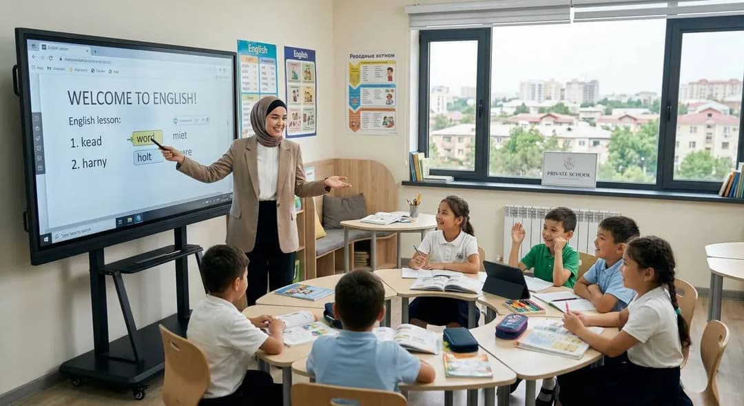 PRIVATE SCHOOL NEEDS AN ENGLISH TEACHER! (RUSSIAN CLASSES)