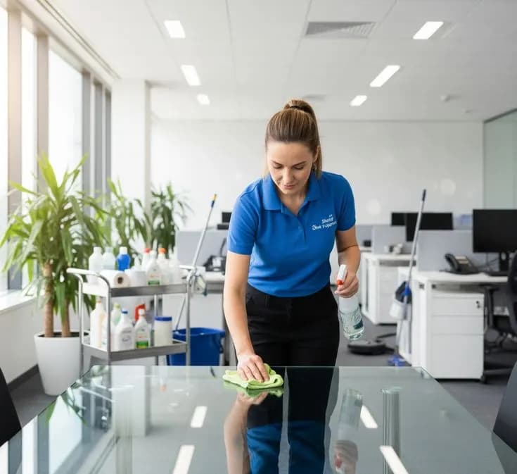 A cleaning worker is needed for a literacy center.