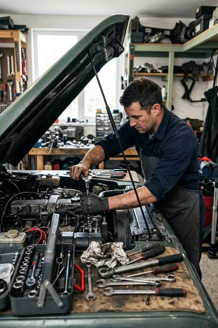 There is a job for an auto mechanic.