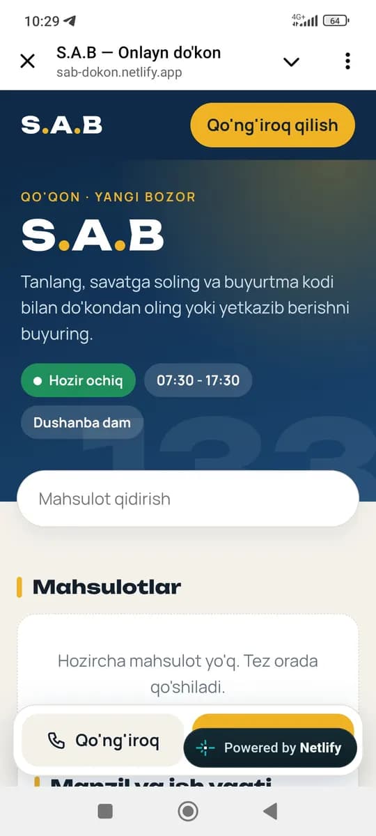 Ready-made website for sale - 20+ orders per day, with hosting Online store website for sale: design, admin panel, domain included Website for business - ready in 1 day, from 1 million soums