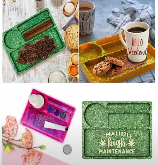 Multifunctional silicone mold for resin