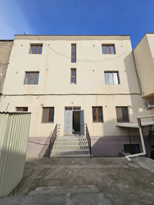 A 3-storey building with a basement is for rent.