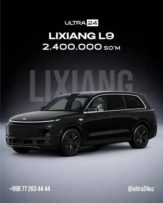 LIXIANG L9 kunlik ijaraga beriladi
