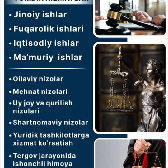 For advocacy services: +998 932387933