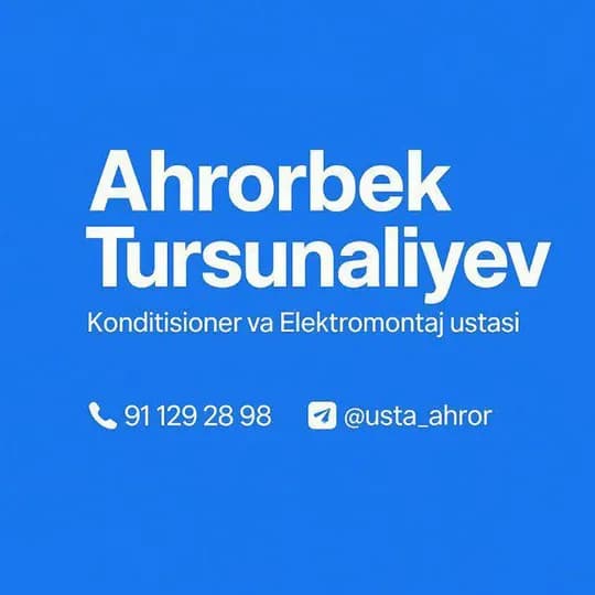 Elektromontaj xizmati!