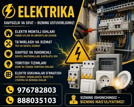 Elektirik xizmati Toshkent shahar