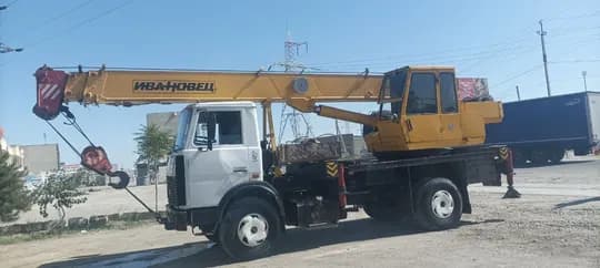 Super MAZ truck crane sotiladi holati zur ishlab turibdi