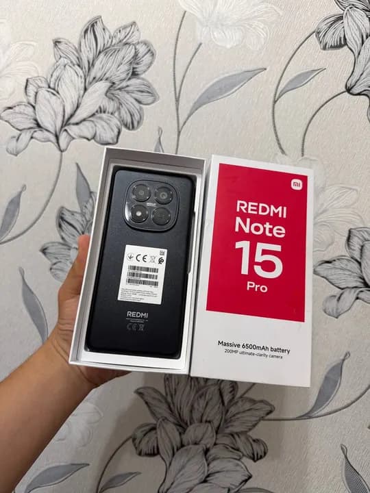 Redmi note 15  pro 8+8/256 Gb Ideal kop ishlatilmagan yangidek