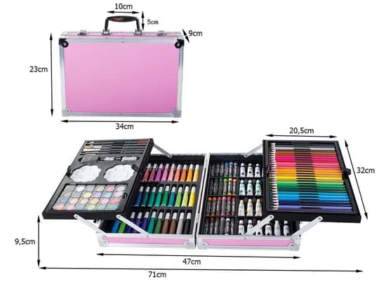 Professional drawing kit 145 subjects