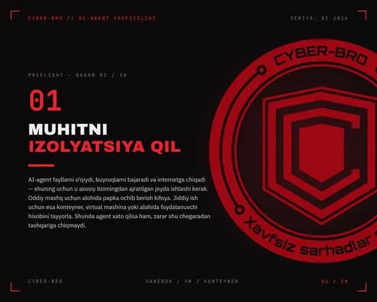 CYBER-BRO - Xavfsiz kiber sarhadlar sari!