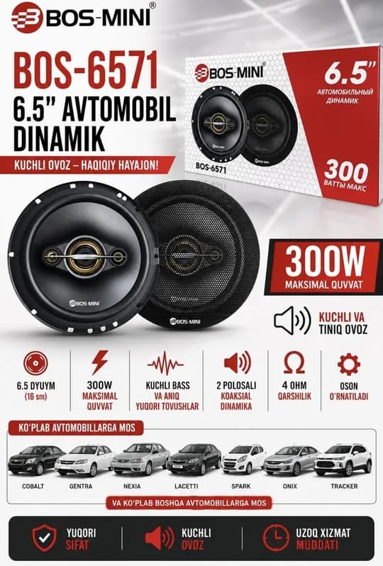 AvtoKalonka BOS-6571. 16Sm Byd Coblat Gentra Onix Trecker Captiva