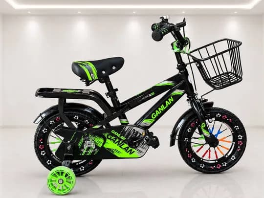 Refurbished brightly colored kids bike on sale