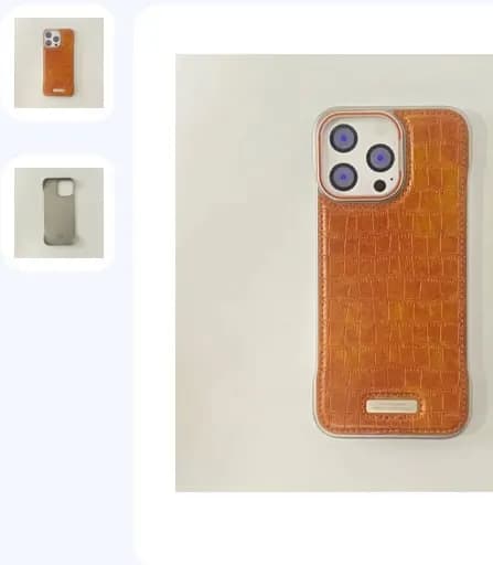 Crocodile Ch1135 MagSafe brown case for iPhone 16 Pro