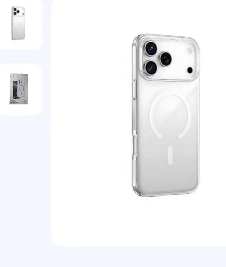 Keephone X Crystal MagSafe Case Transparent Transparent Case for iPhone 17 Pro