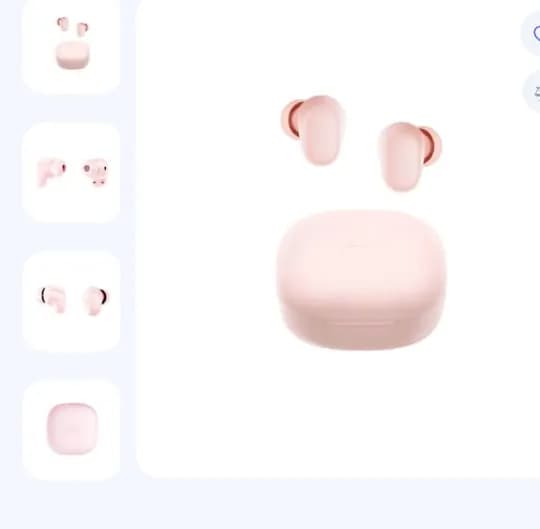 Xiaomi Redmi Buds 6 Play pink wireless earbuds