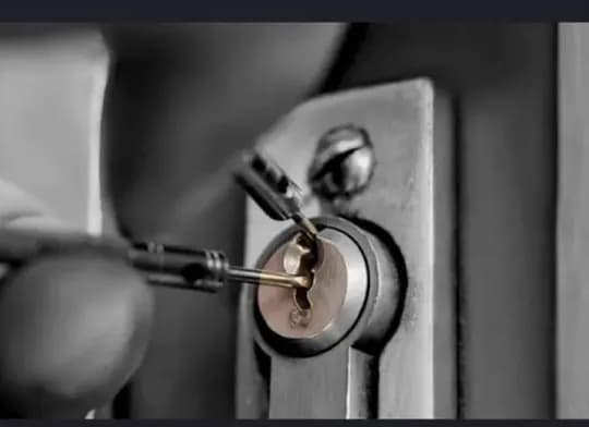 Opening the door and the car