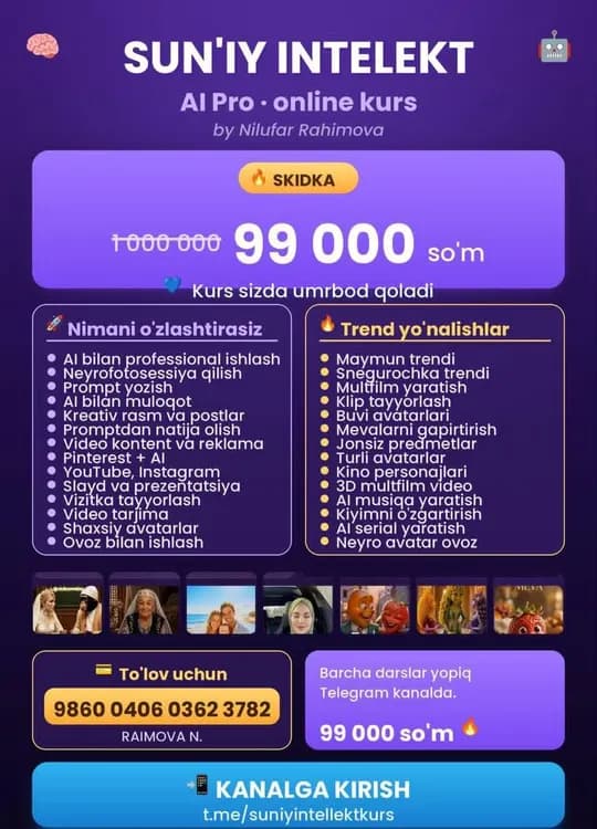 AI Image and Video Generation of 99,000